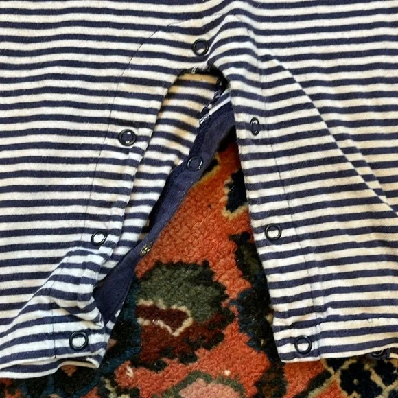 Little English Striped Onesie - Picture 3 of 3